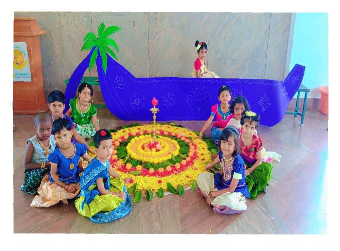 Student performing classical dance